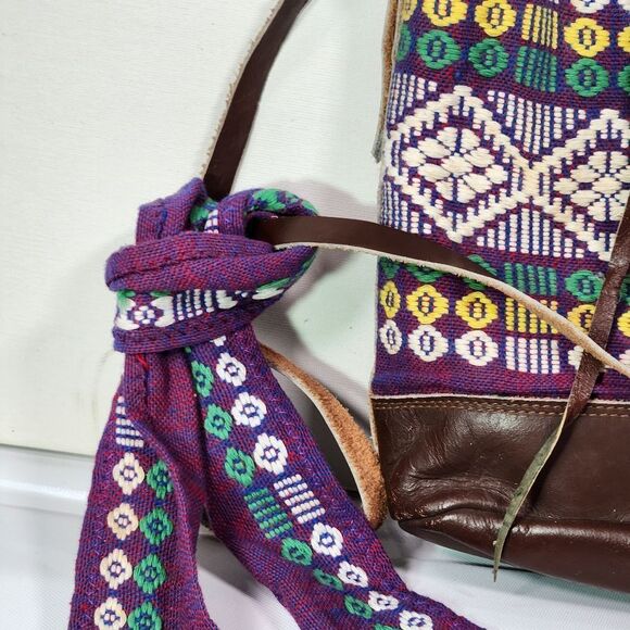 Handcrafted Guatemala Mini Leather Bag - Picture 11 of 15